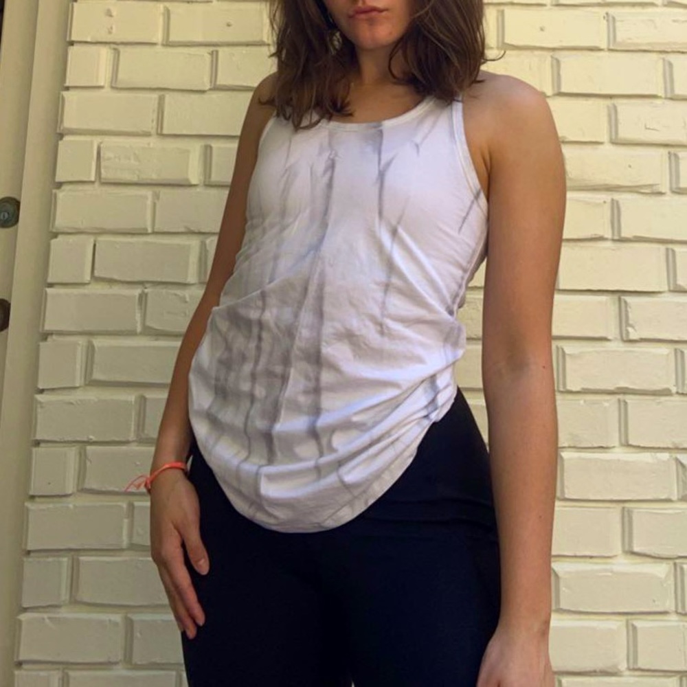 Marbled Racerback Sleeveless Top